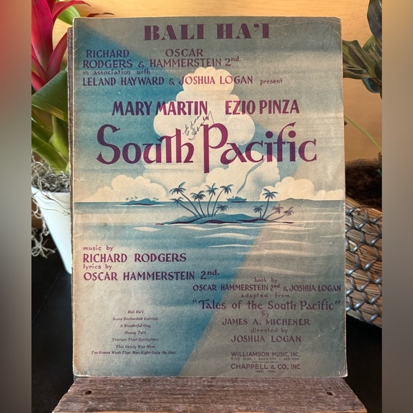 VINTAGE “Bali Ha’i” Sheet Music | Piano & Voice | South Pacific - Picture 1 of 8